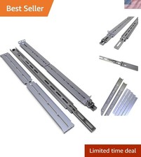 Toolless Installation Rackmount Rails for 2U-8U Server Chassis - 90 lbs Capacity picture