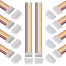 ACEIRMC 10Pairs JST-XH Connector Kit, XH 2.54mm 5 Pin Header Male and 5P picture