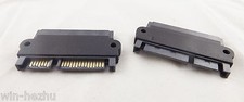 10x SATA 22Pin 7+15Pin Male Plug to SATA 22P 7+15P Female Jack Convertor Adapter picture