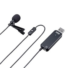 Sanwa Supply High-Performance USB Pin Microphone MM-MCU12BKfrom JP picture