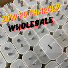 100x Lot 20W USB-C Type C Fast Charger Power Adapter Block For iPhone 15 14 13 X picture