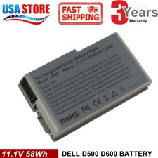 Laptop Battery for Dell Latitude D520 D500 D600 D610 C1295 New 6 Cell  picture