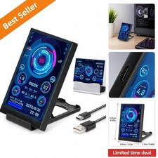 3.5 Inch USB Type C IPS Secondary Monitor PC CPU RAM GPU HDD Stats Display picture