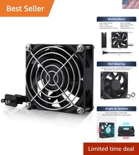 Compact 3-Inch EC Axial Fan - 80x25mm, 2800 RPM with Mounting Hardware Included picture