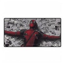Marvel Comics Deadpool Comic Newspaper Background Movie Logo Mouse Pad Desk Mats picture