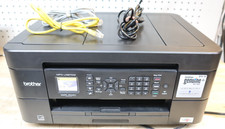Nice Used Brother Genuine Smart MFC-J497DW - All-In-One Inkjet Printer W/ Cords picture