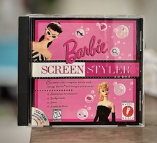Barbie Screen Styler Fashion Vintage PC Software Mattel Retro WIN CD-ROM Sealed picture
