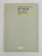 Vintage 1991 Star Micronics Automatic Sheet Feeder SF-10CA User's Manual Printer picture