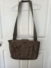 OGIO Manhattan Laptop Messenger Bag Tablet Brown Chevron Pattern Inside picture