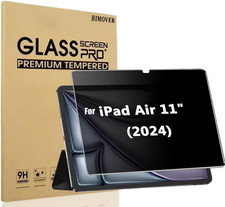 Privacy Screen Protector for iPad Air 11 Inch Anti Spy Tempered Glass M4 M3 M2 picture