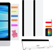LRZCGB Monitor Memo Board,3 Pieces Computer Monitor Message Board Acrylic Monito picture