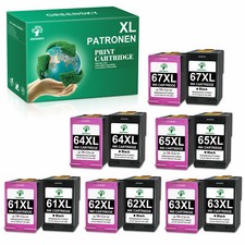 Ink Cartridge Black Color For HP 61XL 61 XL 63XL 63 XL 65XL 65 XL Lot picture