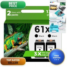 61XL Black Ink Cartridge Compatible for HP61 HP61XL 5530 4500 picture