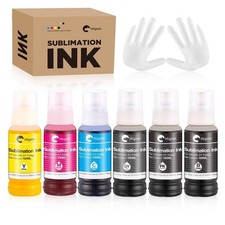 Hiipoo 600ML Sublimation Ink ET-8500 ET-8550 Wide-Format Supertank Printers picture