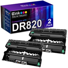 E Z Ink DR820 Drum Unit Replacement for Brother Printers 2 Pack Black picture