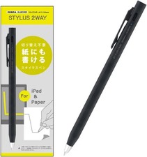 Zebra Stylus Two-Way 0.5mm Black – Dual-use Stylus for iPad & Paper Black New picture