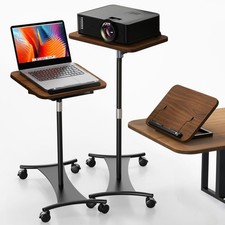 NAMON Rolling Laptop Stand, 2 in 1 Dual-use Floor & Desktop, Adjustable Heigh... picture