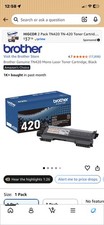Brother TN420 Black Toner Cartridgea3 picture