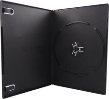 7mm Slimline Black 1 Disc DVD Case Lot picture