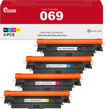 4-Pack Toner Chip Compatible With Canon 069 CRG069 PTONPR BCMY BN picture