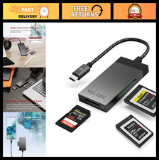 3-in-1 USB C Card Reader for CFexpress, XQD, SD - Dual-Slot USB 3.2 10Gbps picture