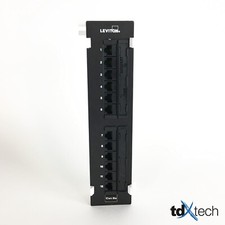 (TDX295) Leviton 12-Port Patch Panel 003-5G596-U89 GigaMax Universal Cat 5E picture