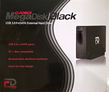Fantom Drives G-Force MegaDisk Black 2TB USB 3.0/eSATA 3.5in 7200RPM picture