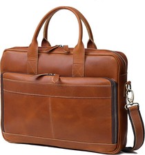 VC VINTAGE COUTURE Leather briefcase bag for 18