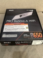 Brand New MSI PRO B650M-A WIFI AM5 DDR5 AMD Micro ATX Motherboard picture