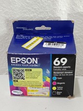 Epson 69 DURABrite Ultra Ink Black & Color Combo Pack Genuine exp 03/2026 picture