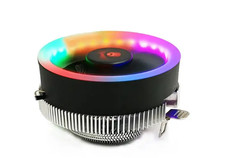 COOLMOON Q2 RGB LED Computer PC CPU Chassis Cooling Cooler Fan Heat Sink picture