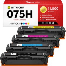 wegain 075H Toner Cartridge High Yield with Chip 4-Pack, Multicolor picture