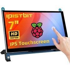 1024x600 IPS 7 Inch Portable LCD Monitor with Stand HDMI Display Portable picture