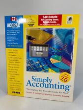 ACCPAC SIMPLY ACCOUNTING 7.0 WINDOWS PC | STUDENT VERSION CD-ROM; NEW SEALED (3) picture