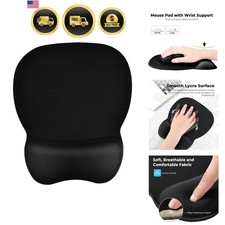 Ergonomic Mouse Pad with Wrist Support, Mousepad with Memory Foam Wrist Rest ... picture
