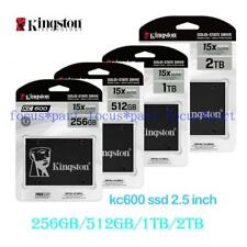 Kingston 2.5 in SSD KC600 SATA 3 256GB 512GB 1T 2TB Solid State Drive for PC lot picture