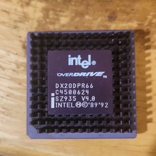 Intel OverDrive DX20DPR66 SZ935 Vintage CPU Processor Type CPU/Processor picture