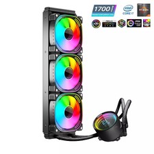 ICEMOON 360 Infinity Lens Digital Display All-in-One ARGB Liquid CPU Cooler picture