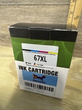 New Unopened 67XL Ink Cartridges Black And Tri-Color By HaloFox picture