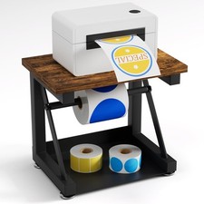 Label Holder for Rolls and Fan-fold Labels, Heavy Duty Metal Thermal Label Ho... picture