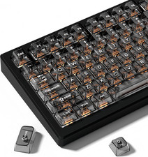Black Transparent Keycap Set for 60% 75% 100% Mechanical Keyboards picture
