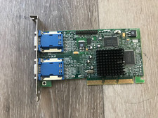Matrox G45+MDHA16D-IBM 16MB AGP Video Card Dual VGA output IBM FRU 09N9237 102 picture
