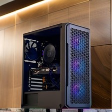Gaming PC Editing Computer RTX 5050 GPU AMD RYZEN Six Core SSD Windows 11 PRO picture