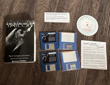 Amiga Falcon F-16 Fighter Jet Simulation 1987 & Operation Counterstrike Disk  picture