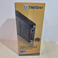 TRENDnet TFC-1000MSC Intelligent 1000Base-T to 1000Base-SX Fiber Converter NEW picture