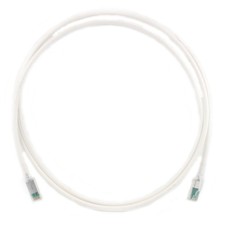 SIEMON ZM6A-S02M-02 ZMAX SHIELDED CAT6A PATCH CABLE, S/FTP, RJ45, 6.5', WHITE picture