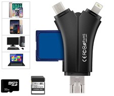 Universal SD Card Reader Adapter for iPhone Android Photography Gift picture