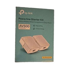 TP-LINK AV600 Powerline Adapter Kit 600Mbps 2-Pack Ethernet TL-PA4010 KIT picture
