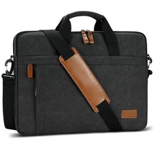ESTARER Laptop Bag 17-17.3 Inch, Computer Bags for Men Water-resistant Canvas... picture