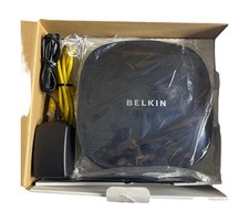 Belkin N600 DB Wireless Dual-Band N+ Router F9K1102 Wi-Fi 4-Port 10/100 picture